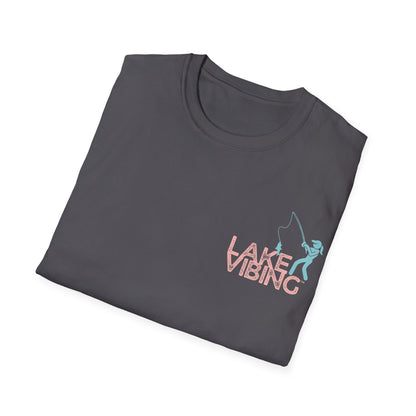 Lake Vibing Fishergirl Unisex Softstyle T-Shirt