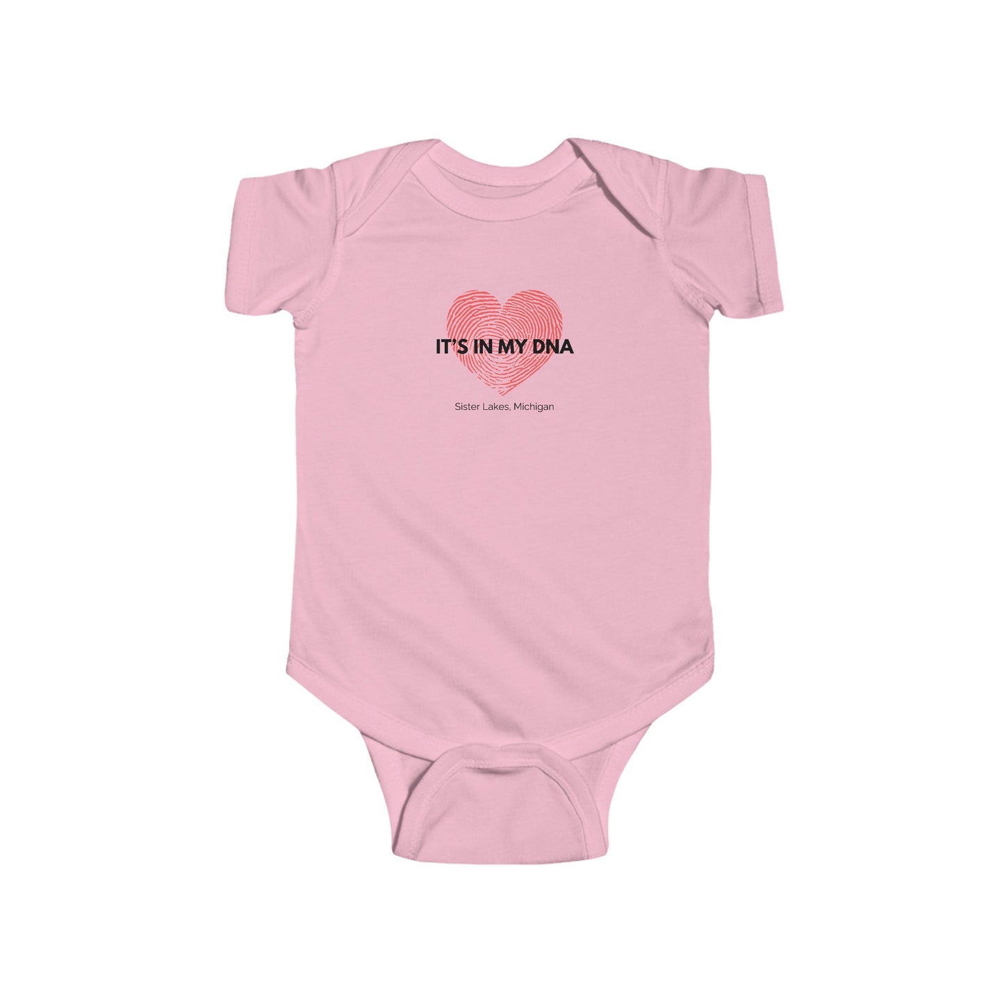 Sister Lakes IT'S IN MY DNA Infant Fine Jersey Bodysuit