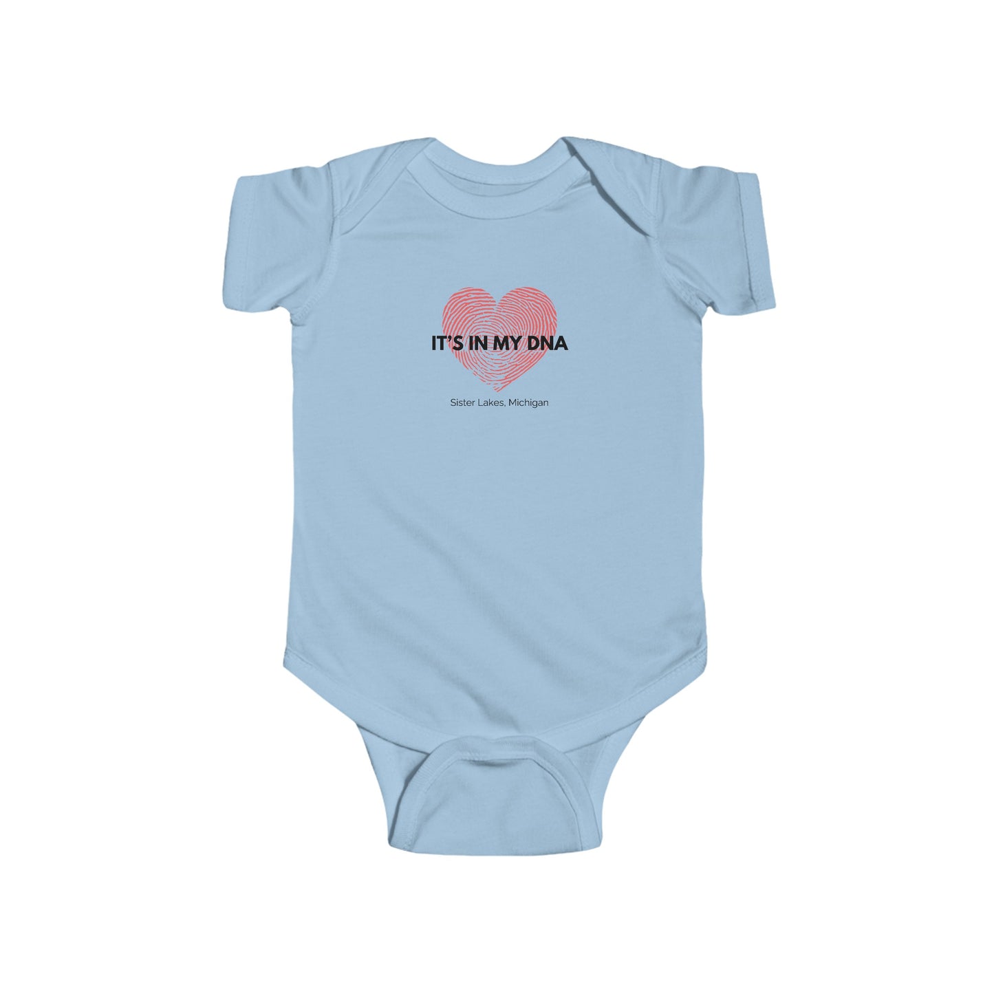 Sister Lakes IT'S IN MY DNA Infant Fine Jersey Bodysuit