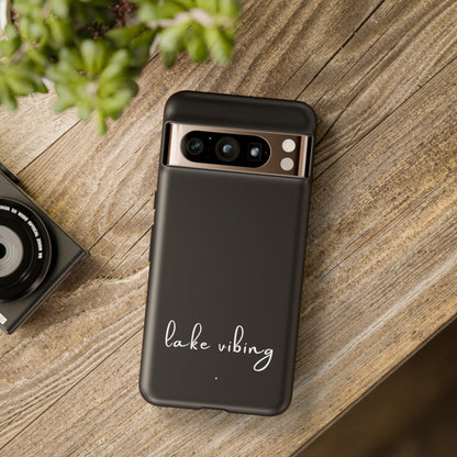 Lake Vibing (period) Tough Phone Cases