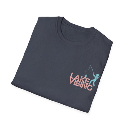 Lake Vibing Fishergirl Unisex Softstyle T-Shirt