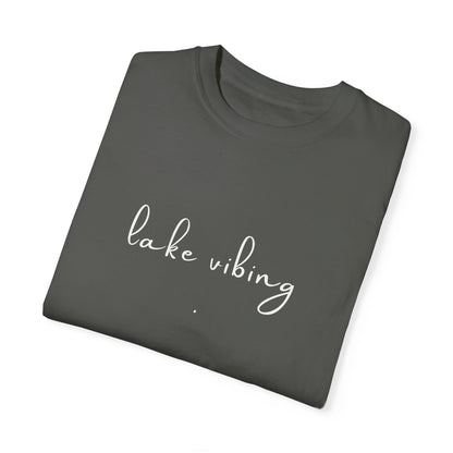 Lake Vibing (period) Unisex Garment-Dyed T-shirt