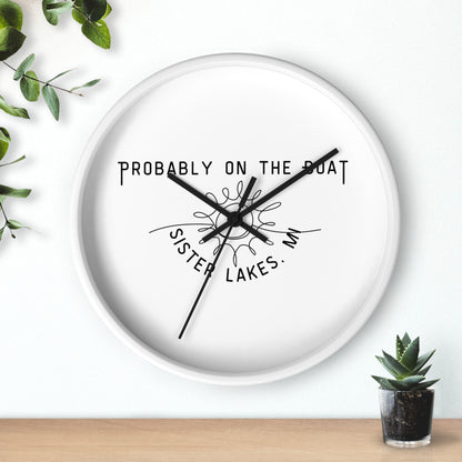 Probably on the Boat Wall Clock