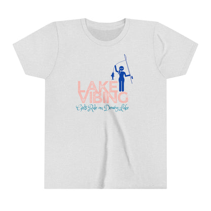 Girls Rule on Dewey Lake Lake Vibing Youth Short Sleeve Tee