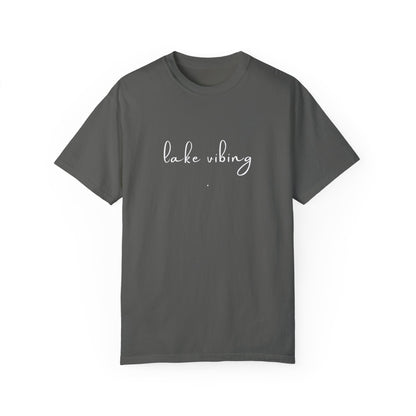 Lake Vibing (period) Unisex Garment-Dyed T-shirt