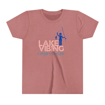 Girls Rule on Dewey Lake Lake Vibing Youth Short Sleeve Tee