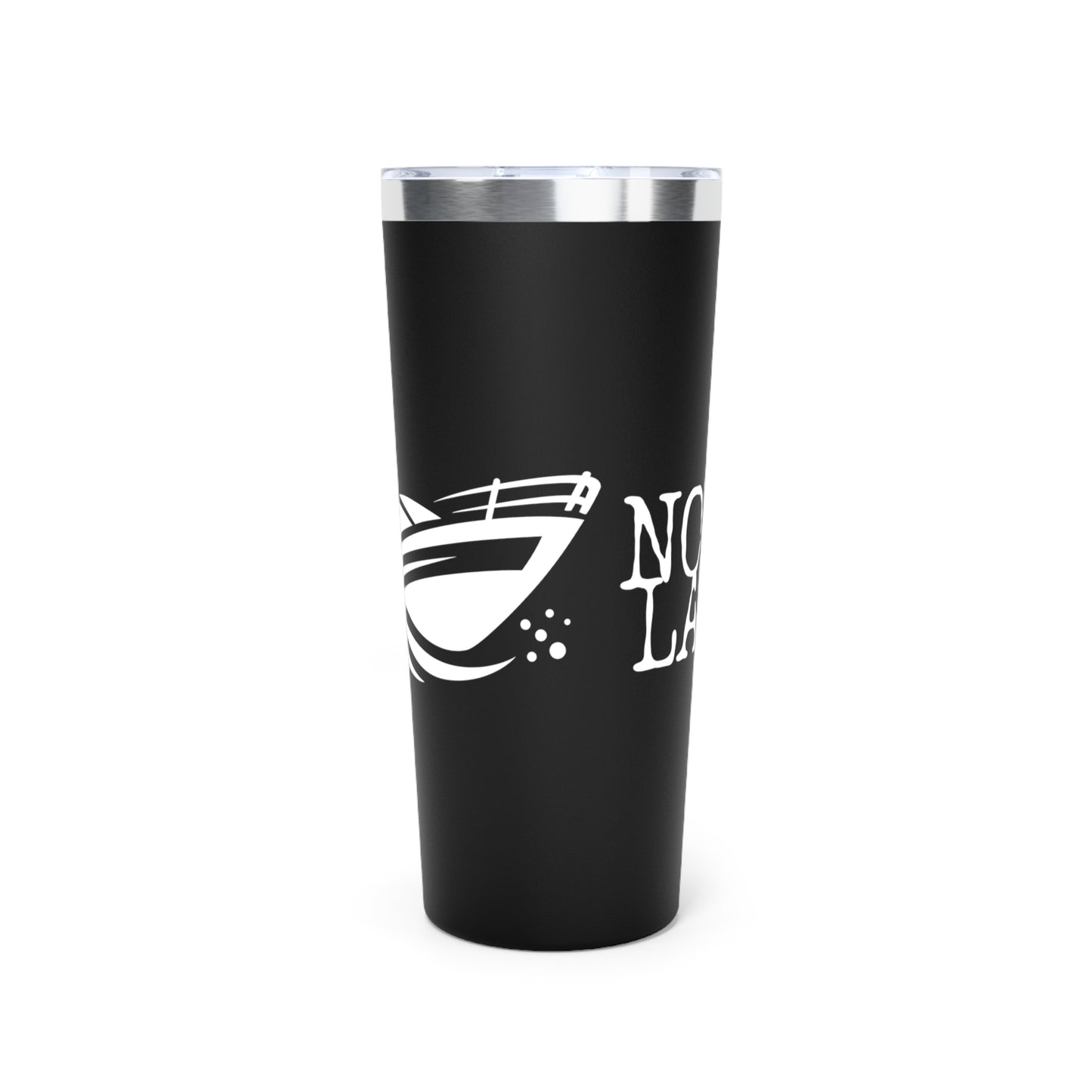Nautical Tumbler with Boat Image and Custom Lake Name