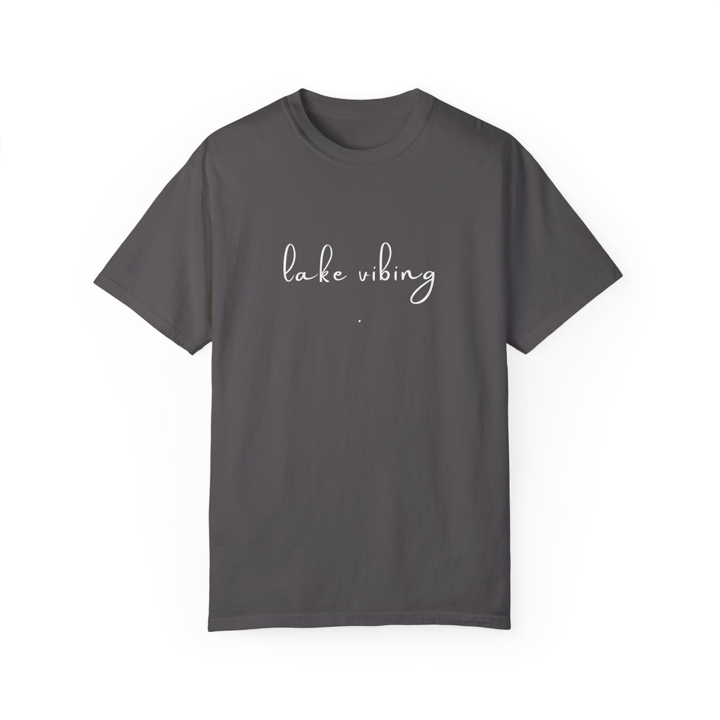 Lake Vibing (period) Unisex Garment-Dyed T-shirt