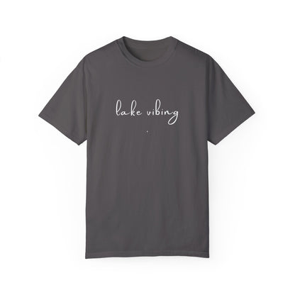 Lake Vibing (period) Unisex Garment-Dyed T-shirt