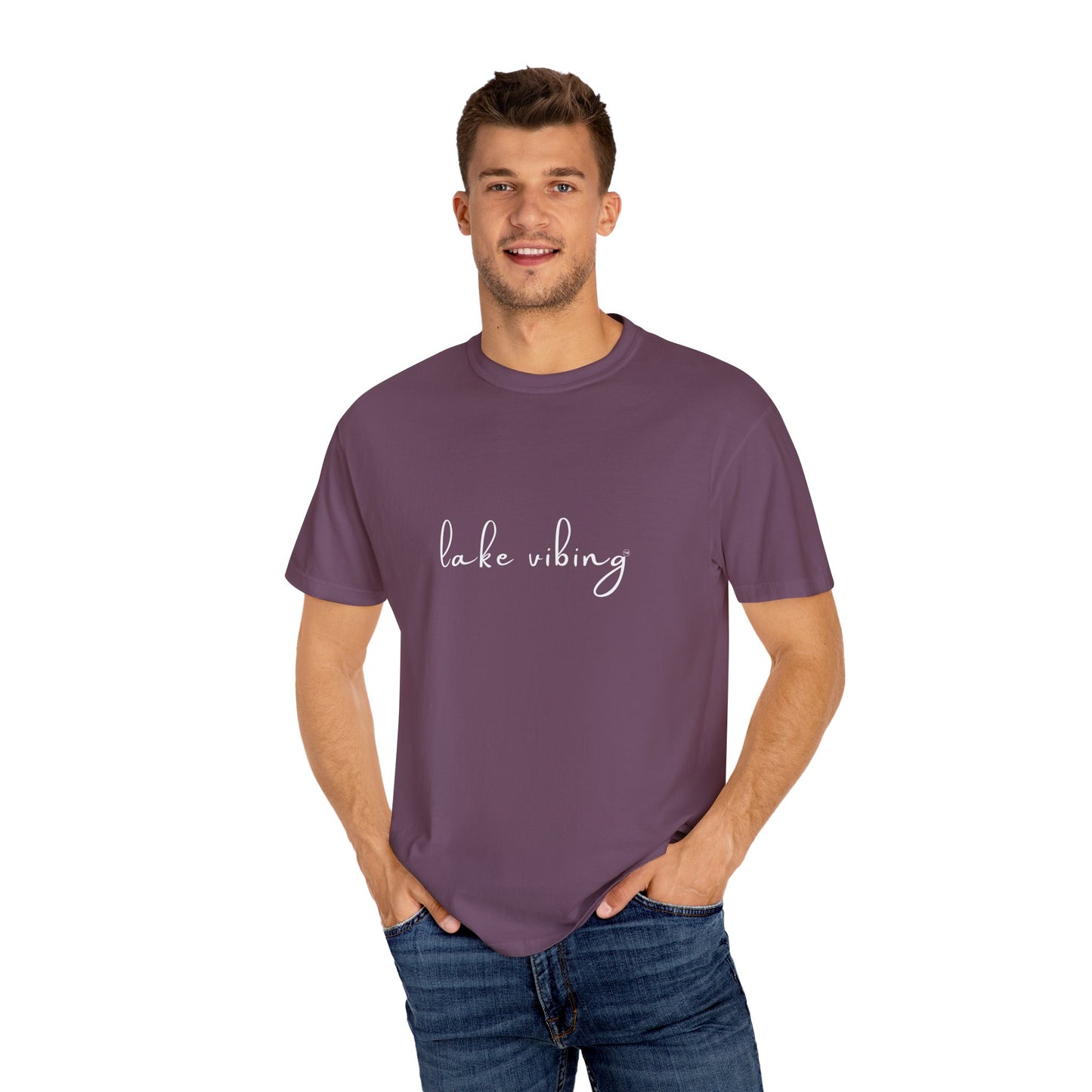 Lake Vibing Unisex Garment-Dyed T-shirt