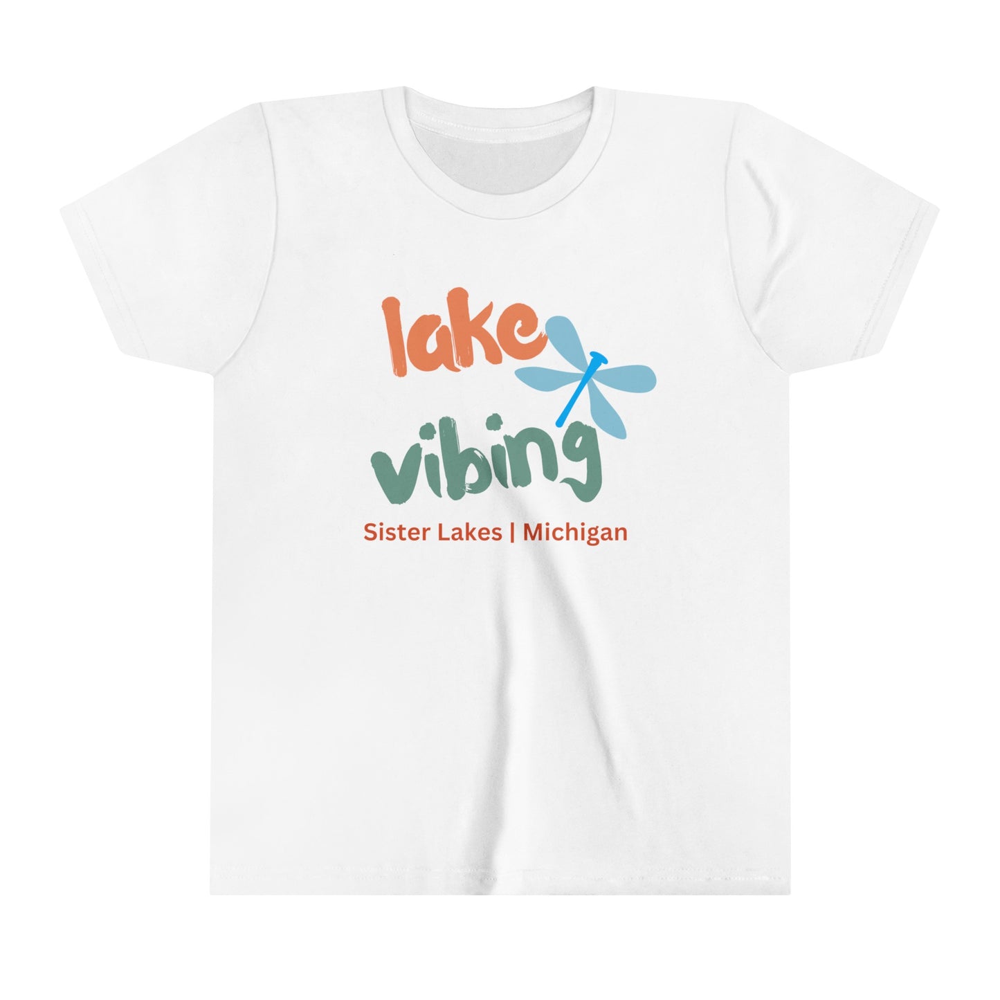 Lake Vibing Dragonfly Youth Short Sleeve Tee