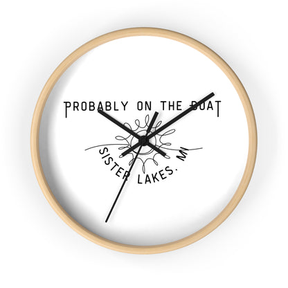 Probably on the Boat Wall Clock