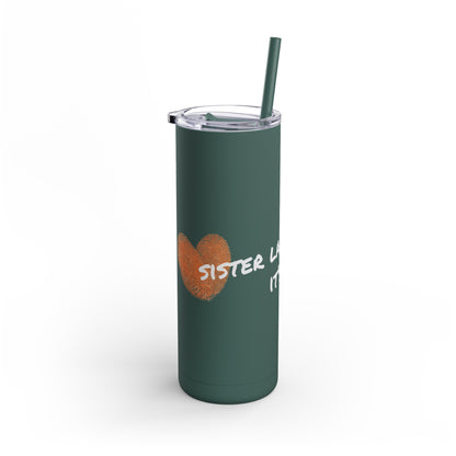 Sister Lakes It'S IN MY DNA Skinny Matte Tumbler, 20oz