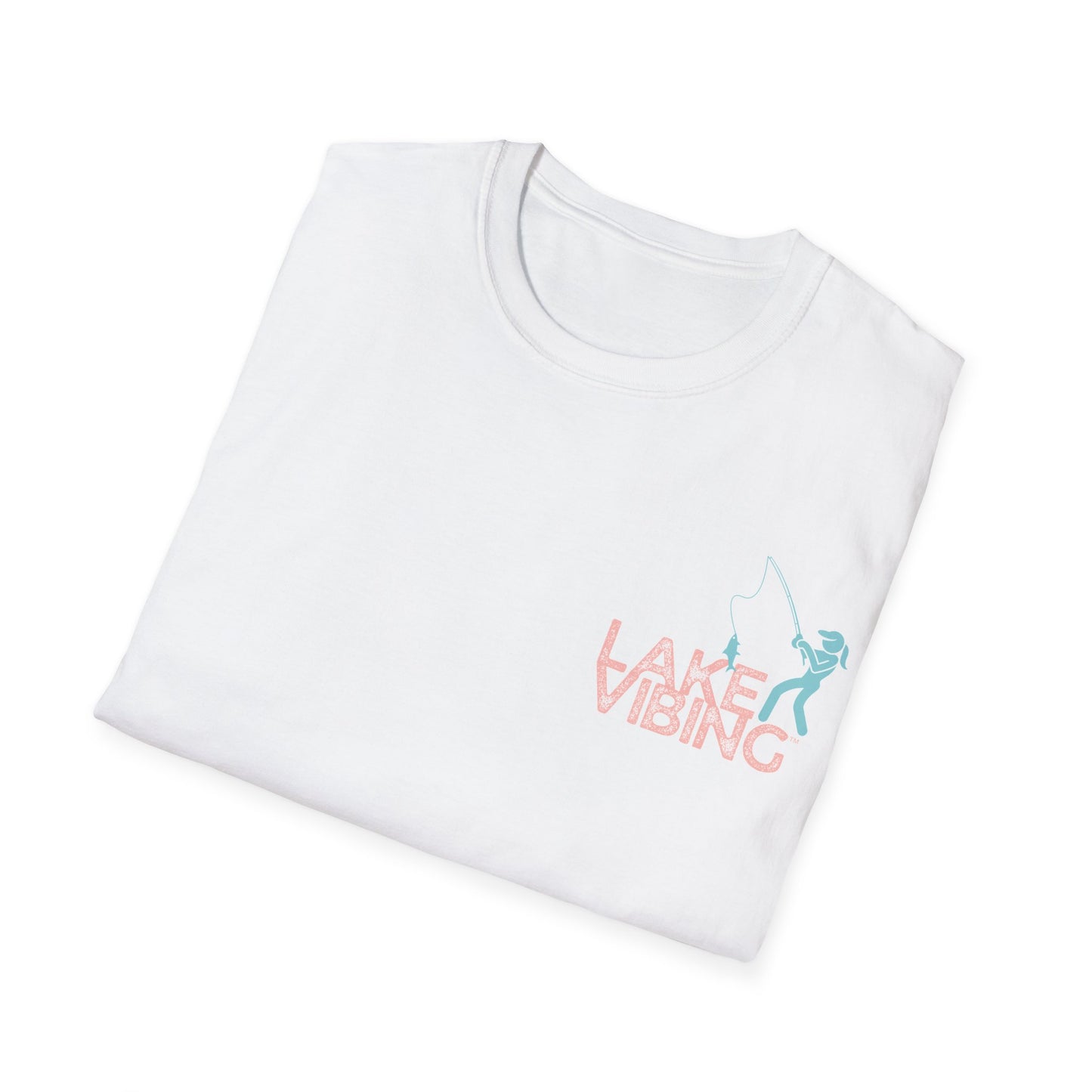 Lake Vibing Fishergirl Unisex Softstyle T-Shirt