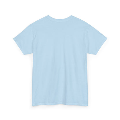 Dewey Lake Kayaker in Sister Lakes, MI Unisex Heavy Cotton Tee