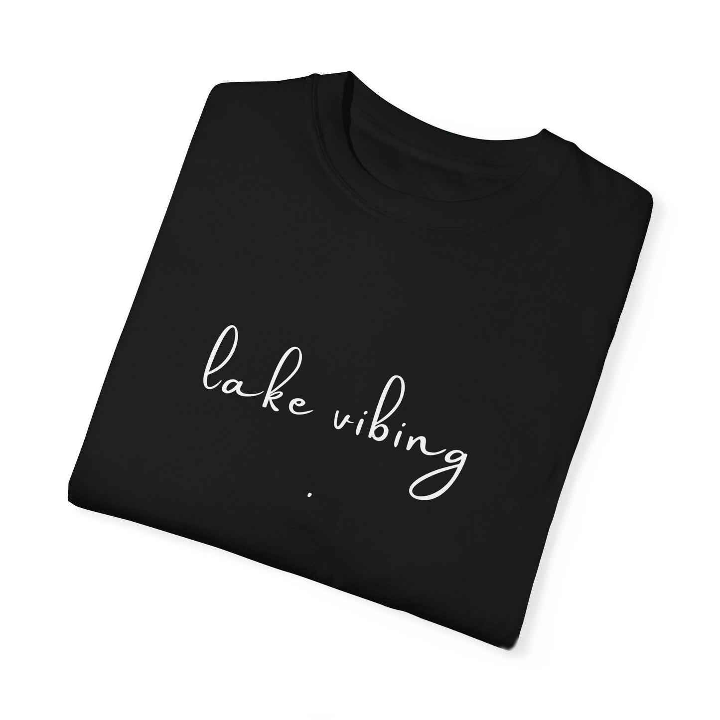 Lake Vibing (period) Unisex Garment-Dyed T-shirt