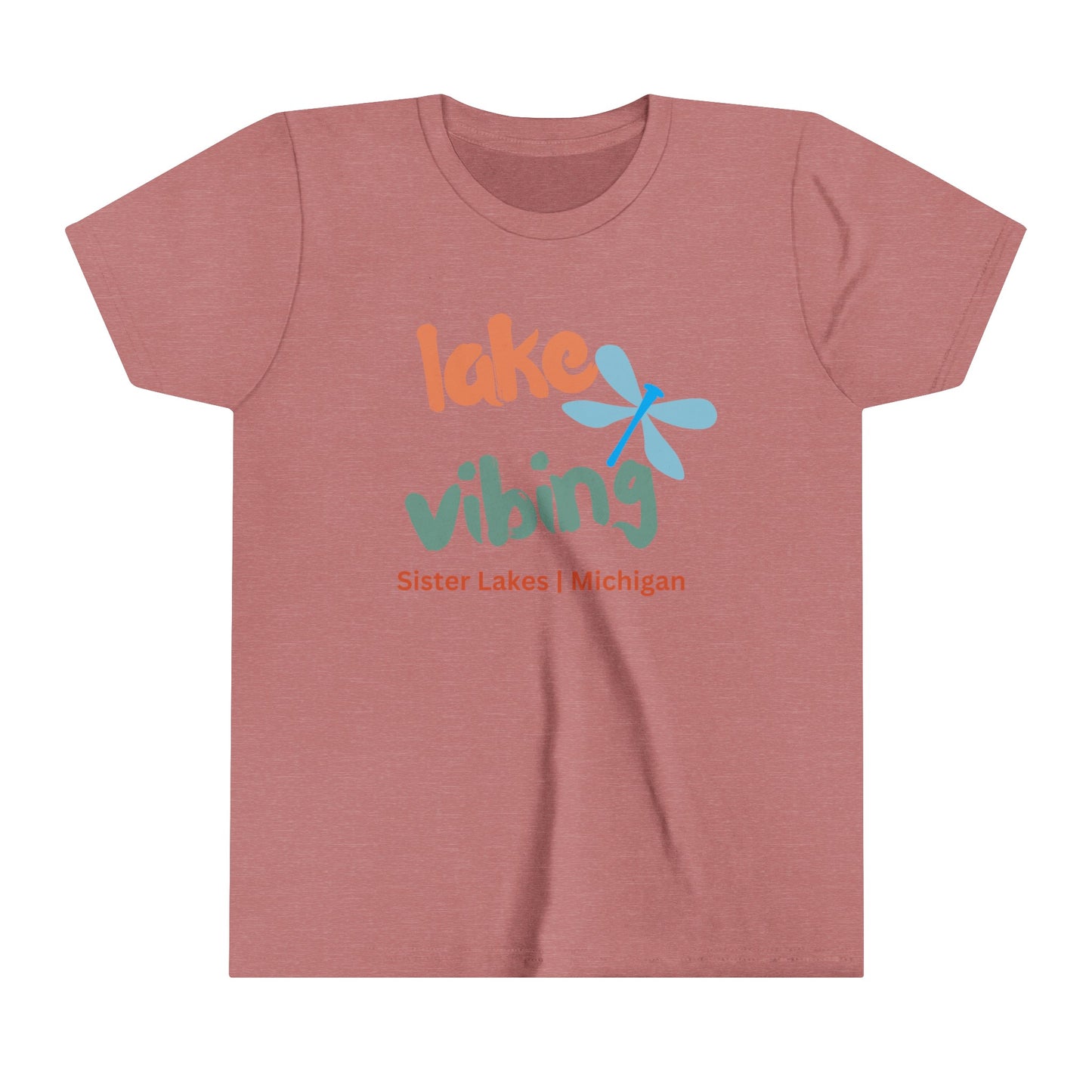Lake Vibing Dragonfly Youth Short Sleeve Tee
