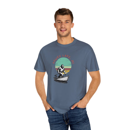Dewey Lake Monster Unisex Garment-Dyed T-shirt