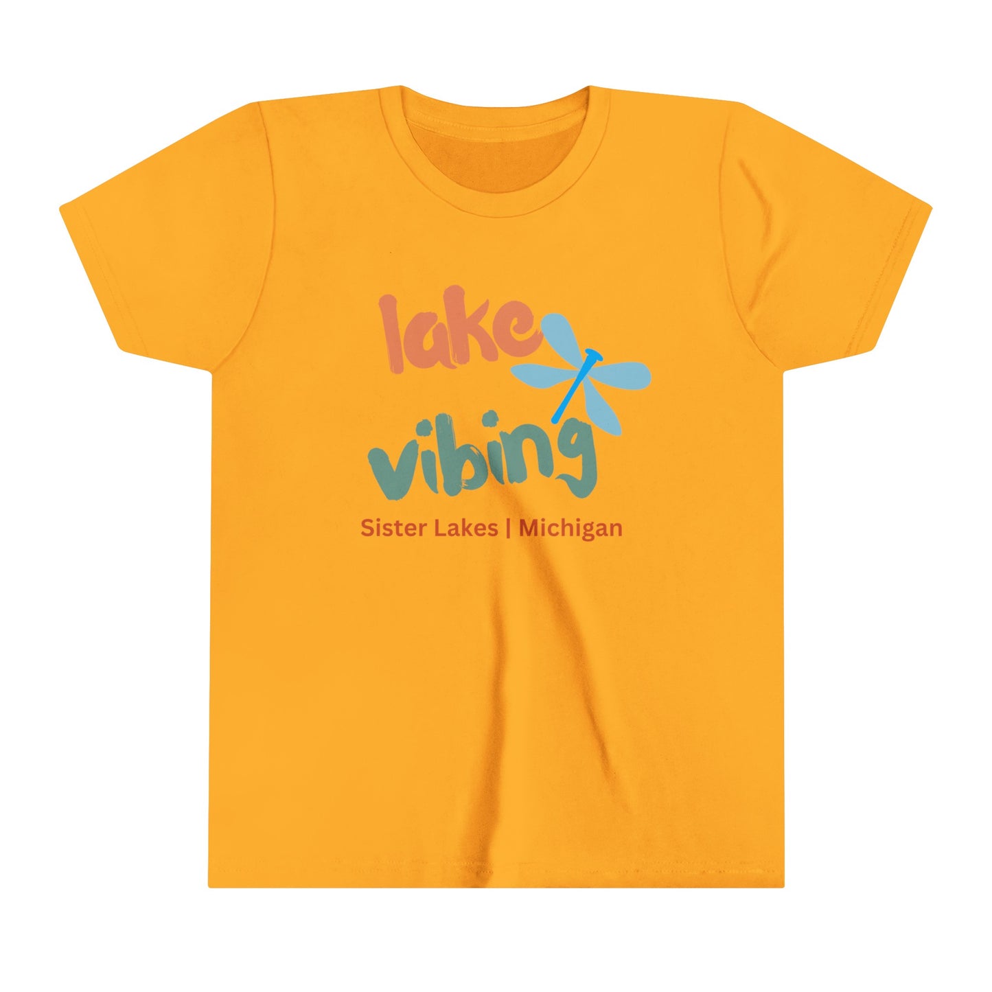 Lake Vibing Dragonfly Youth Short Sleeve Tee