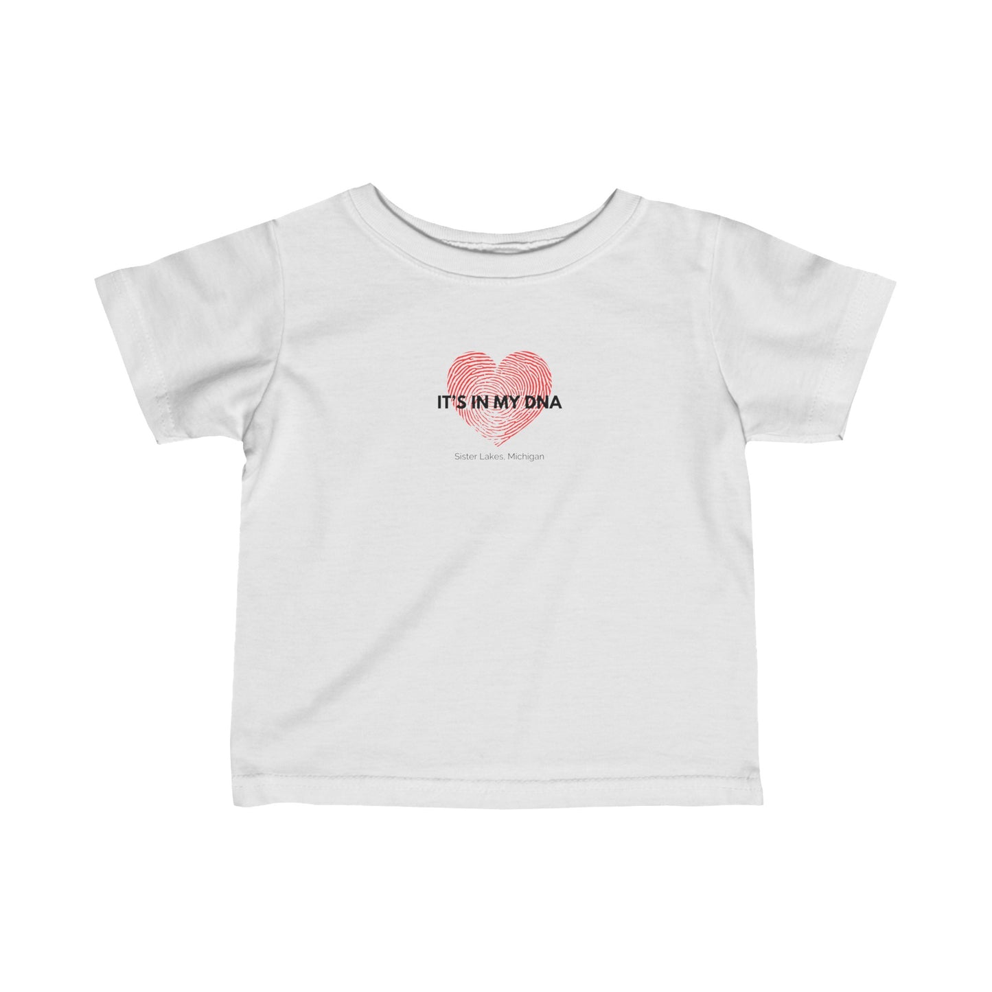 Sister Lakes is in My DNA Infant Fine Jersey Tee