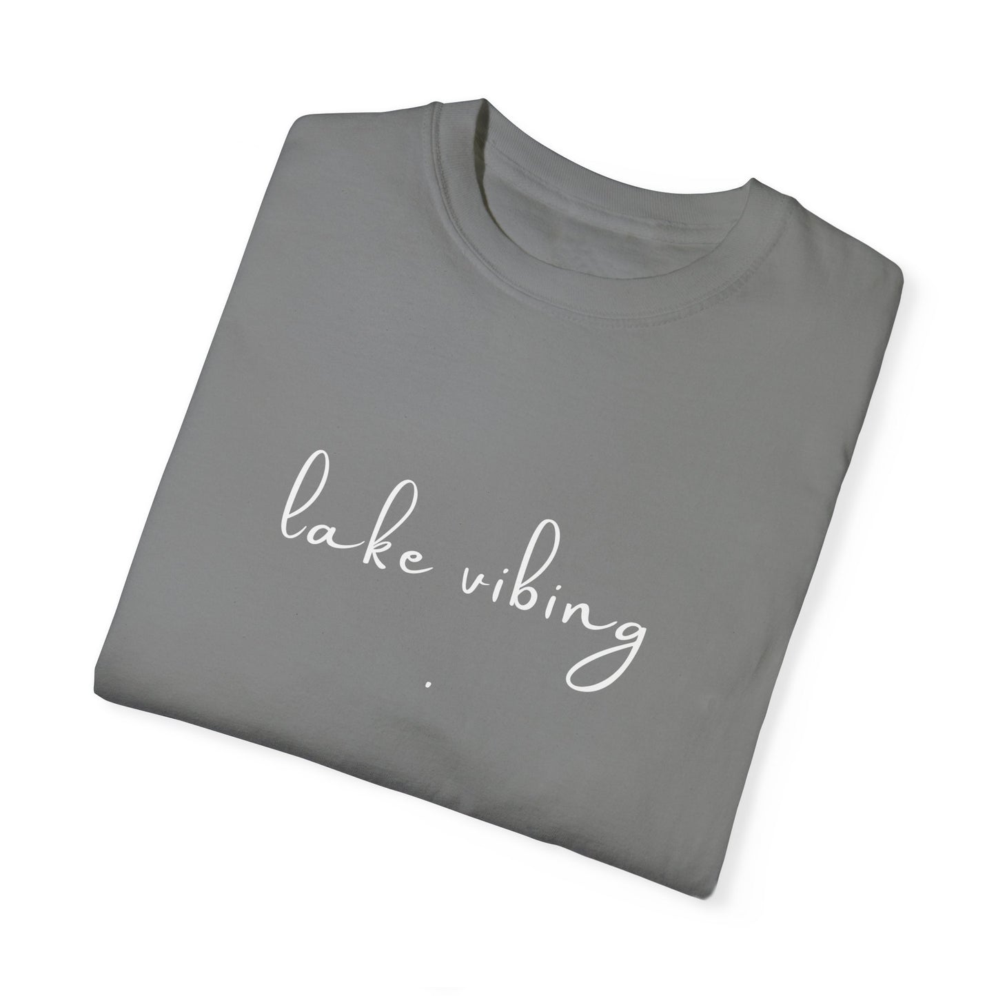 Lake Vibing (period) Unisex Garment-Dyed T-shirt