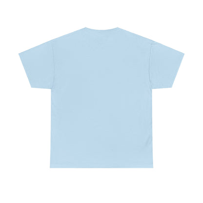Dewey Lake Kayaker in Sister Lakes, MI Unisex Heavy Cotton Tee