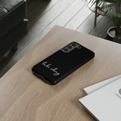 Lake Vibing (period) Tough Phone Cases