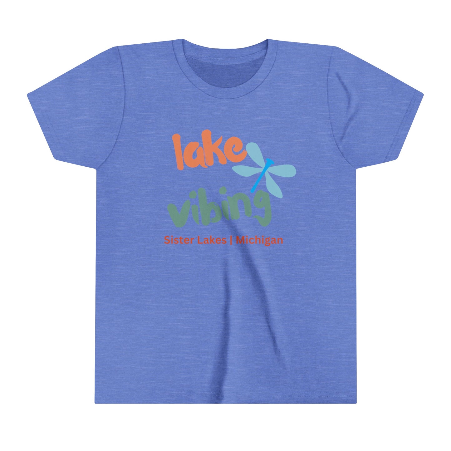 Lake Vibing Dragonfly Youth Short Sleeve Tee