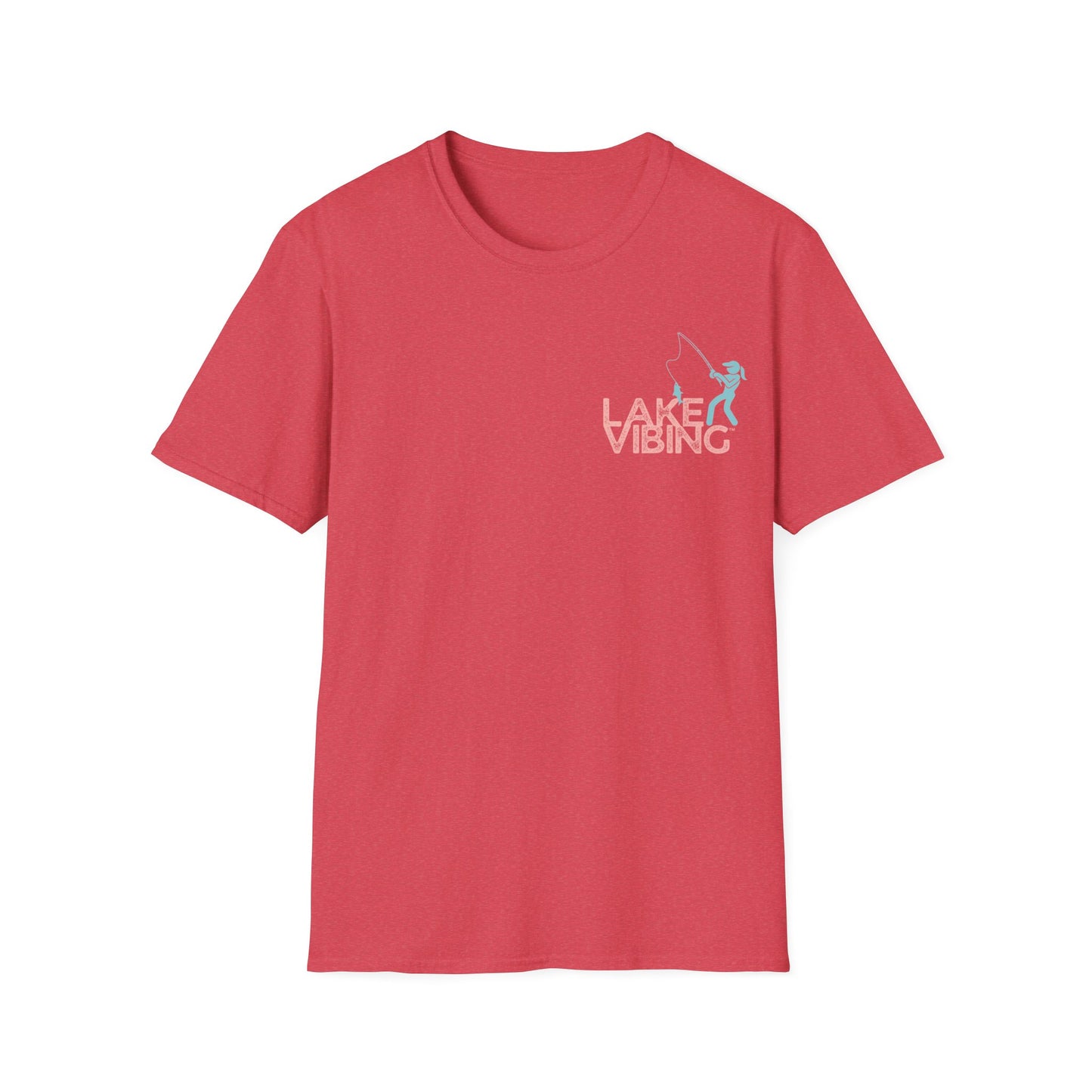 Lake Vibing Fishergirl Unisex Softstyle T-Shirt