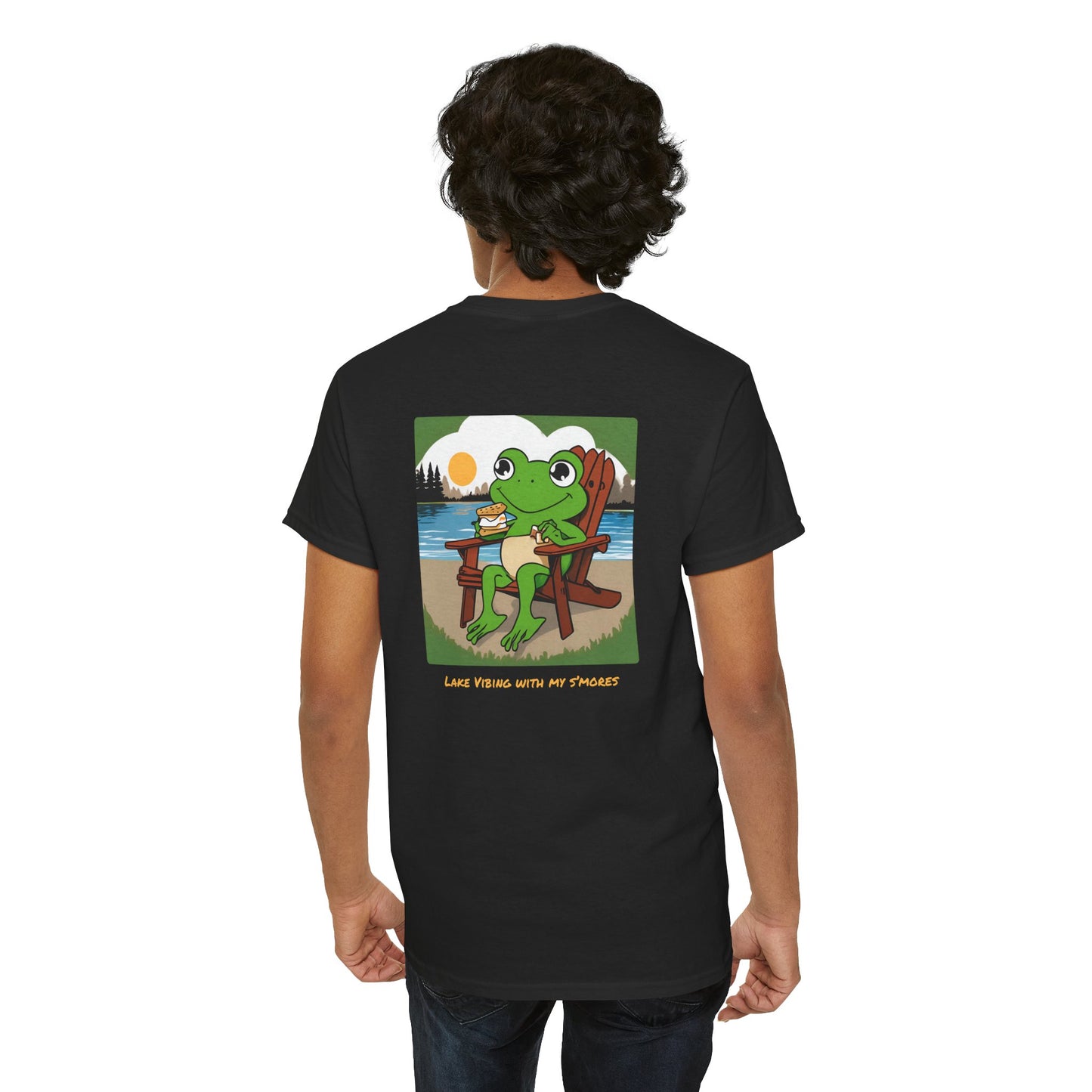 Lake Vibing w my s’mores Unisex Heavy Cotton Tee