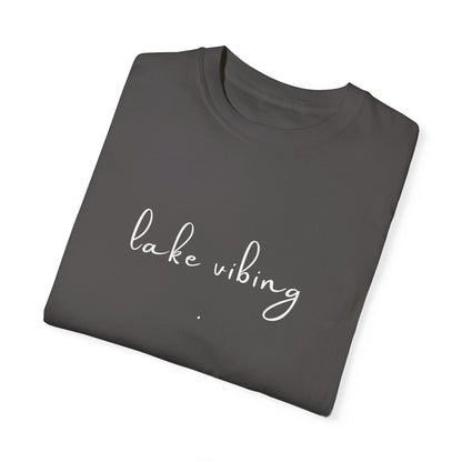 Lake Vibing (period) Unisex Garment-Dyed T-shirt