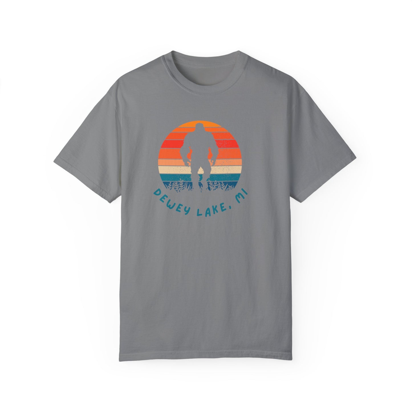 Dewey Lake Monster Unisex Garment-Dyed T-shirt