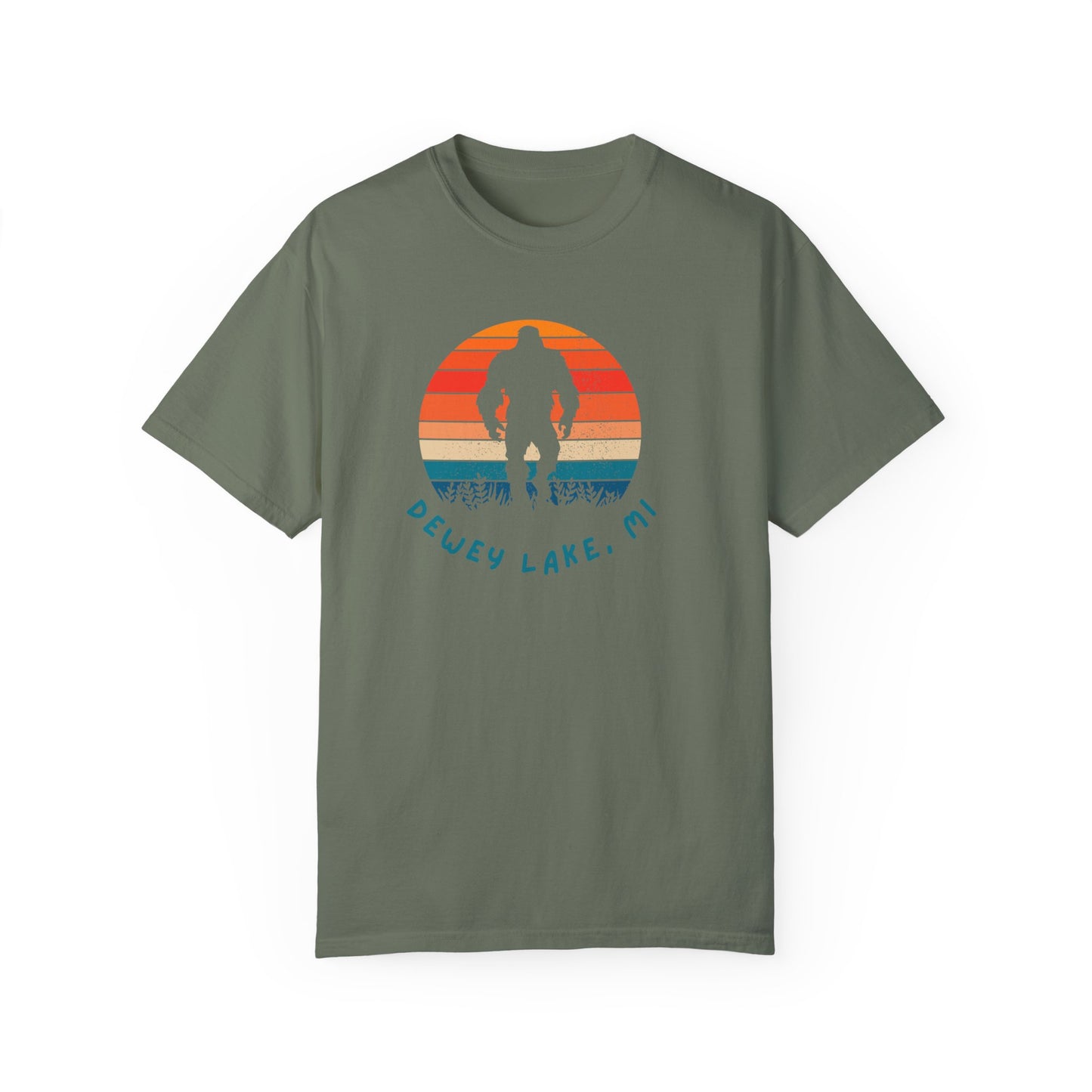 Dewey Lake Monster Unisex Garment-Dyed T-shirt