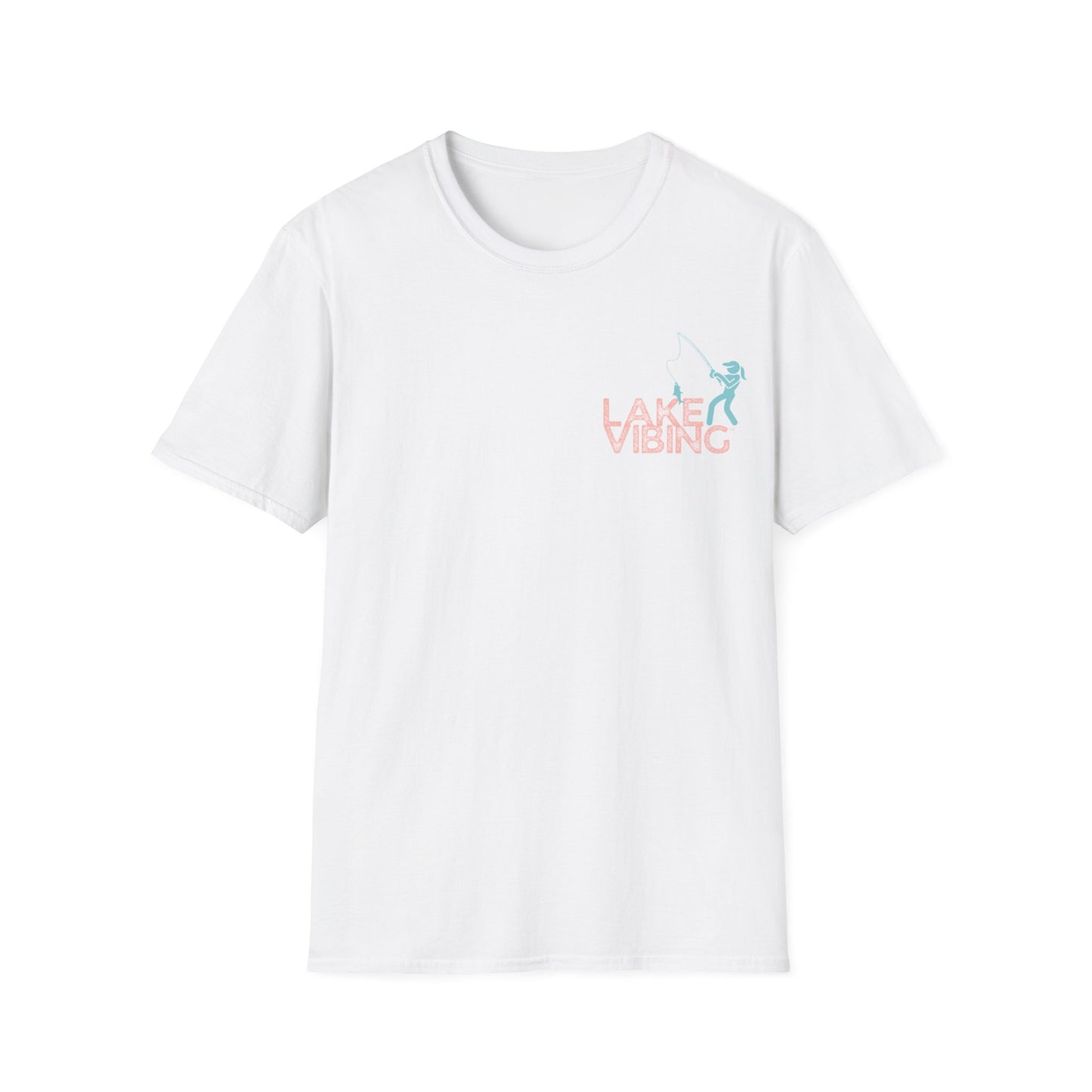 Lake Vibing Fishergirl Unisex Softstyle T-Shirt