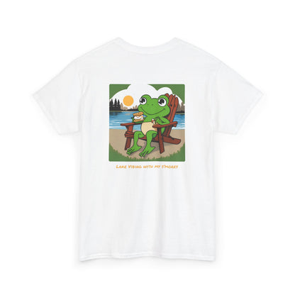 Lake Vibing w my s’mores Unisex Heavy Cotton Tee