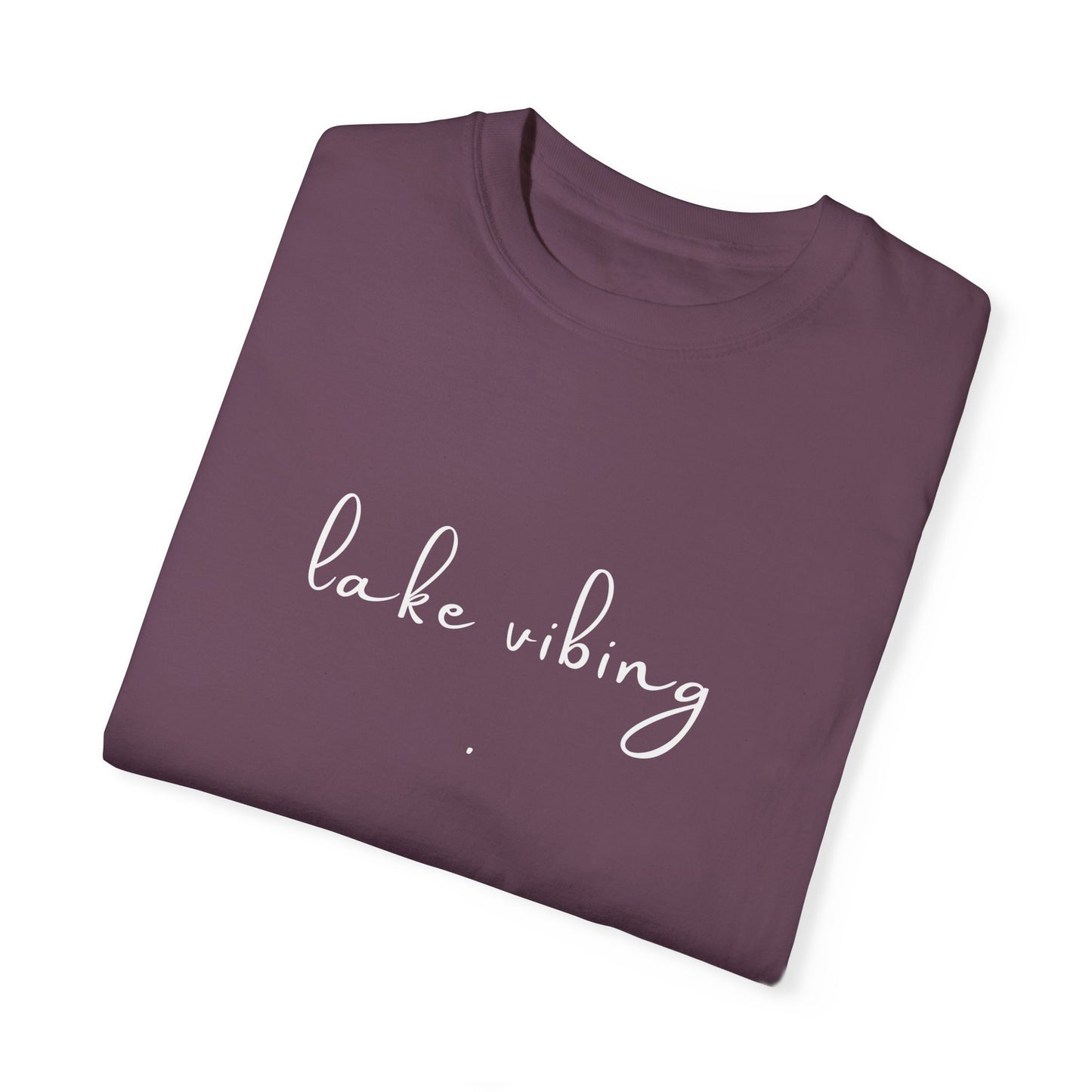 Lake Vibing (period) Unisex Garment-Dyed T-shirt