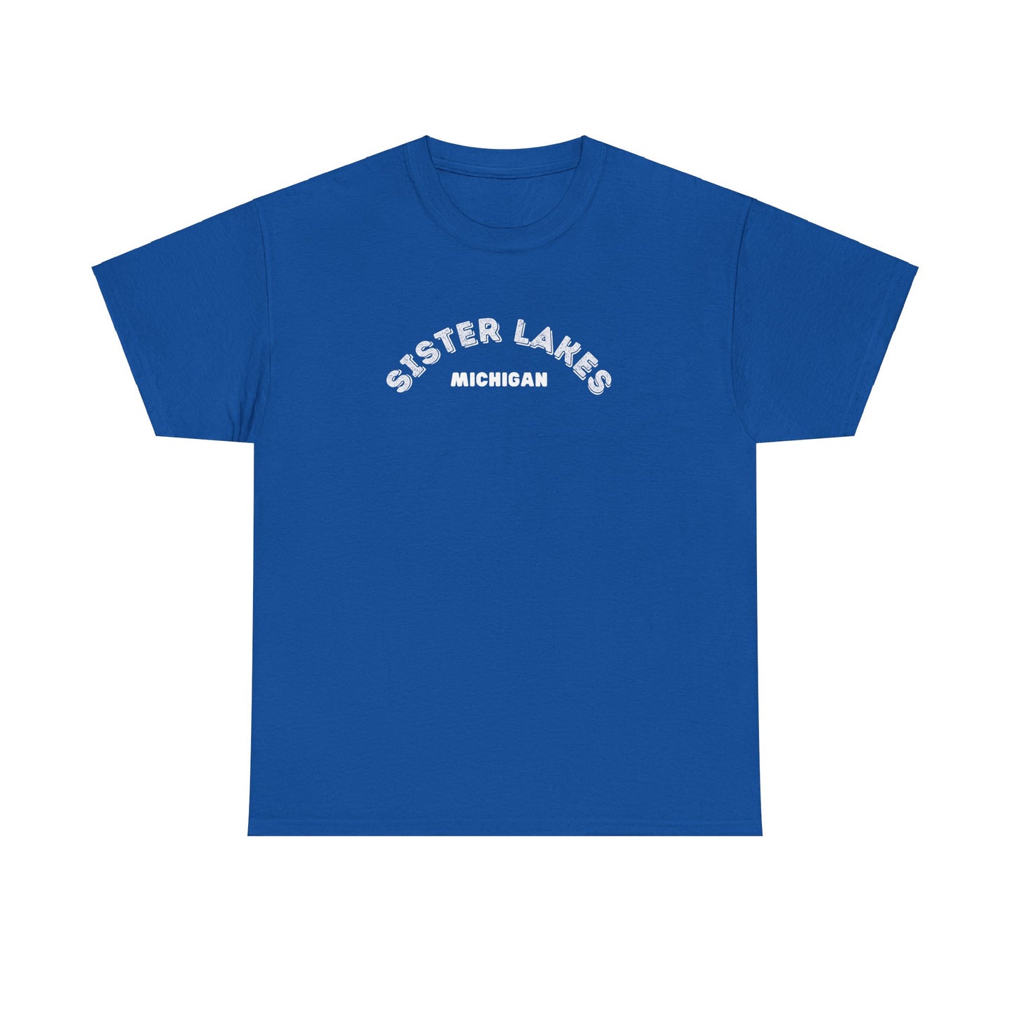 Sister Lakes, MI Unisex Heavy Cotton Tee