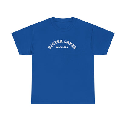 Sister Lakes, MI Unisex Heavy Cotton Tee