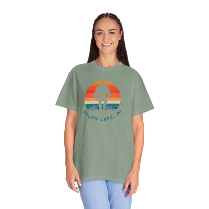 Dewey Lake Monster Unisex Garment-Dyed T-shirt