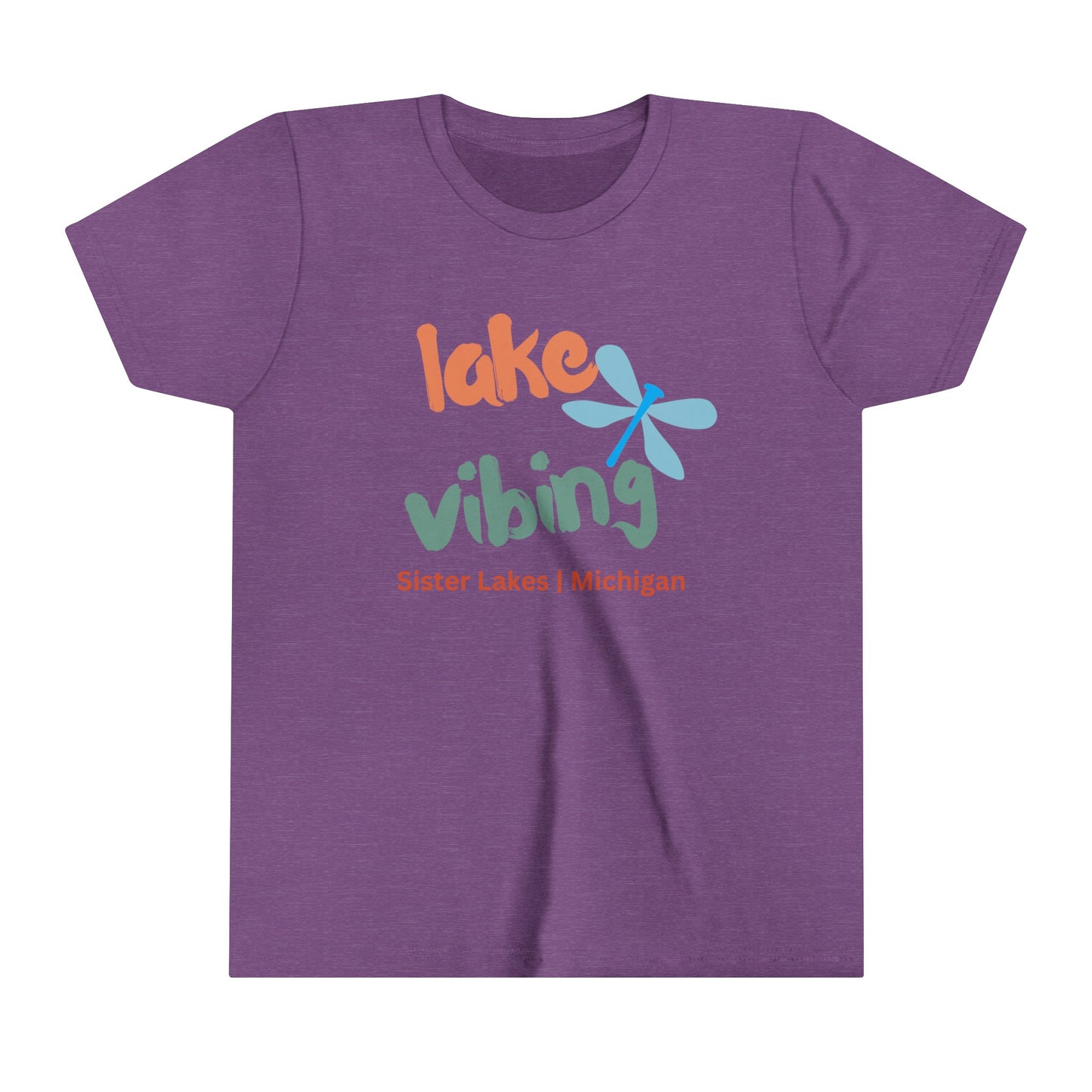 Lake Vibing Dragonfly Youth Short Sleeve Tee