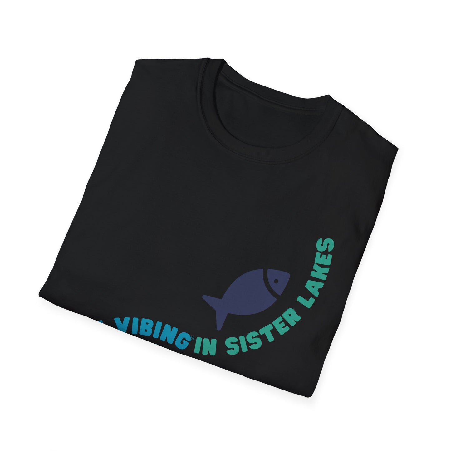 Lake Vibing in Sister Lakes Unisex Softstyle T-Shirt