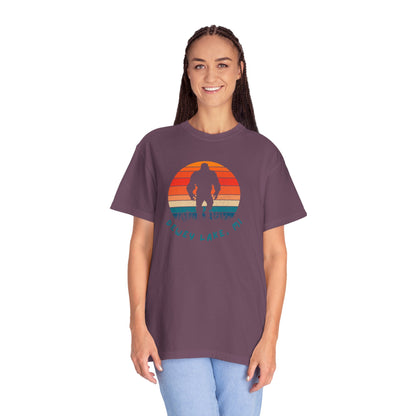 Dewey Lake Monster Unisex Garment-Dyed T-shirt