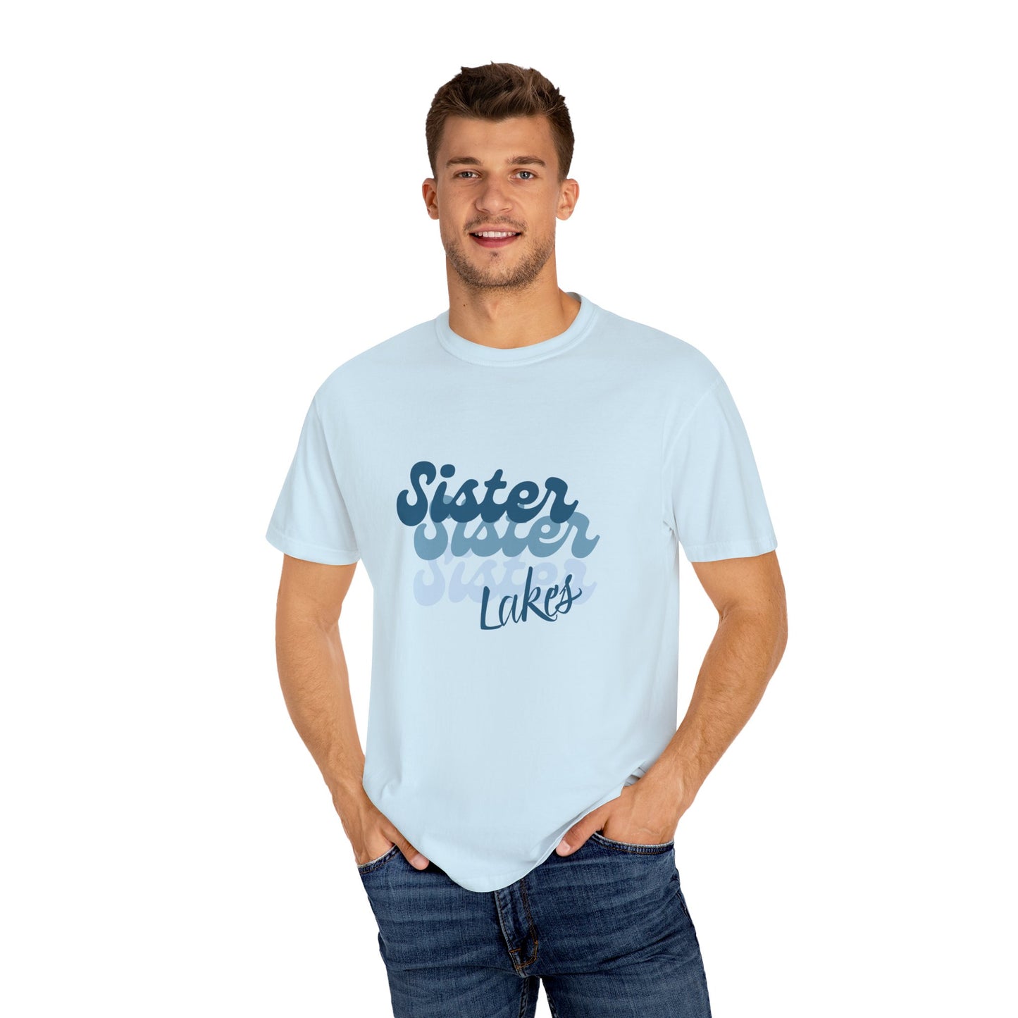 Sister Lakes Groovy Unisex Garment-Dyed T-shirt