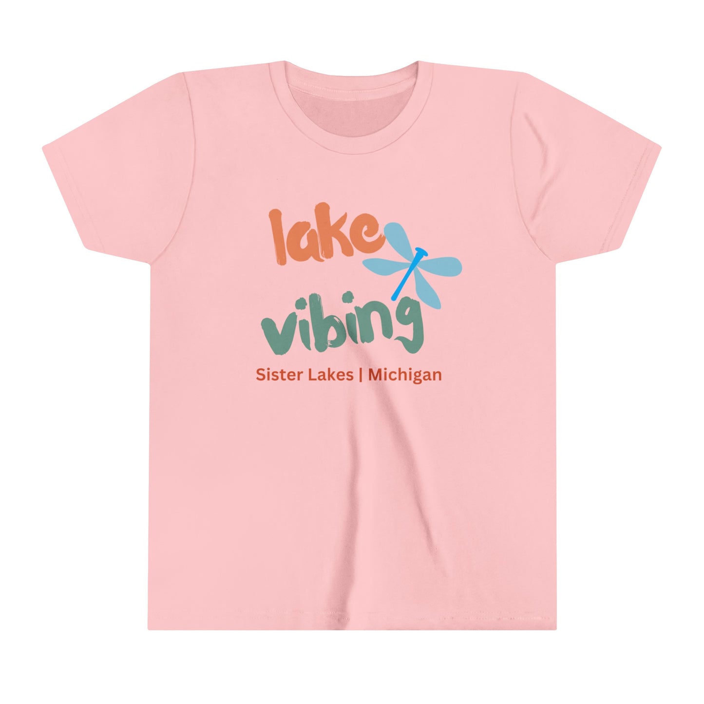 Lake Vibing Dragonfly Youth Short Sleeve Tee