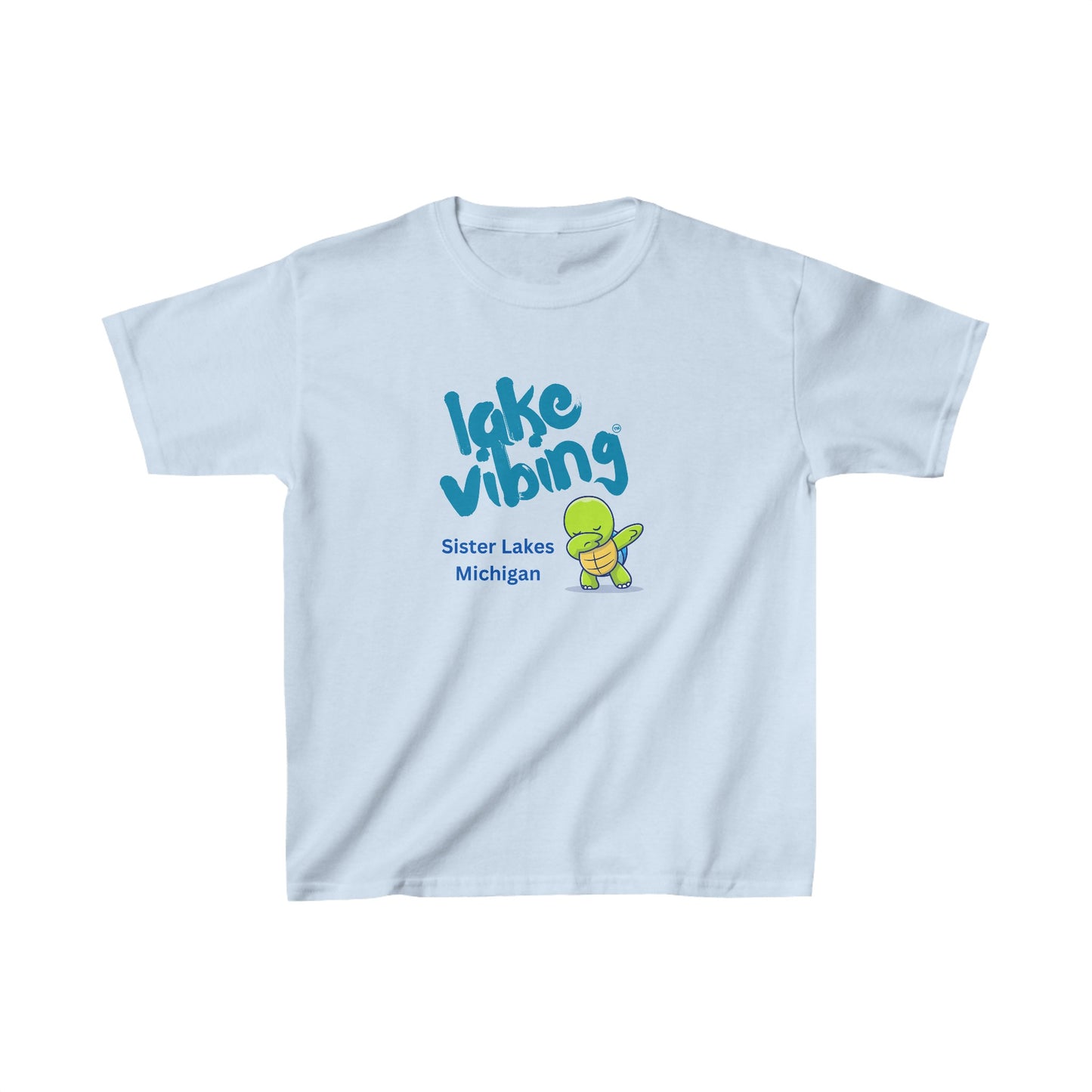 Lake Vibing Turtle in Sister Lakes Kids Heavy Cotton™ Tee