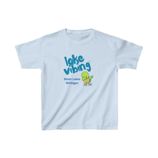 Lake Vibing Turtle in Sister Lakes Kids Heavy Cotton™ Tee