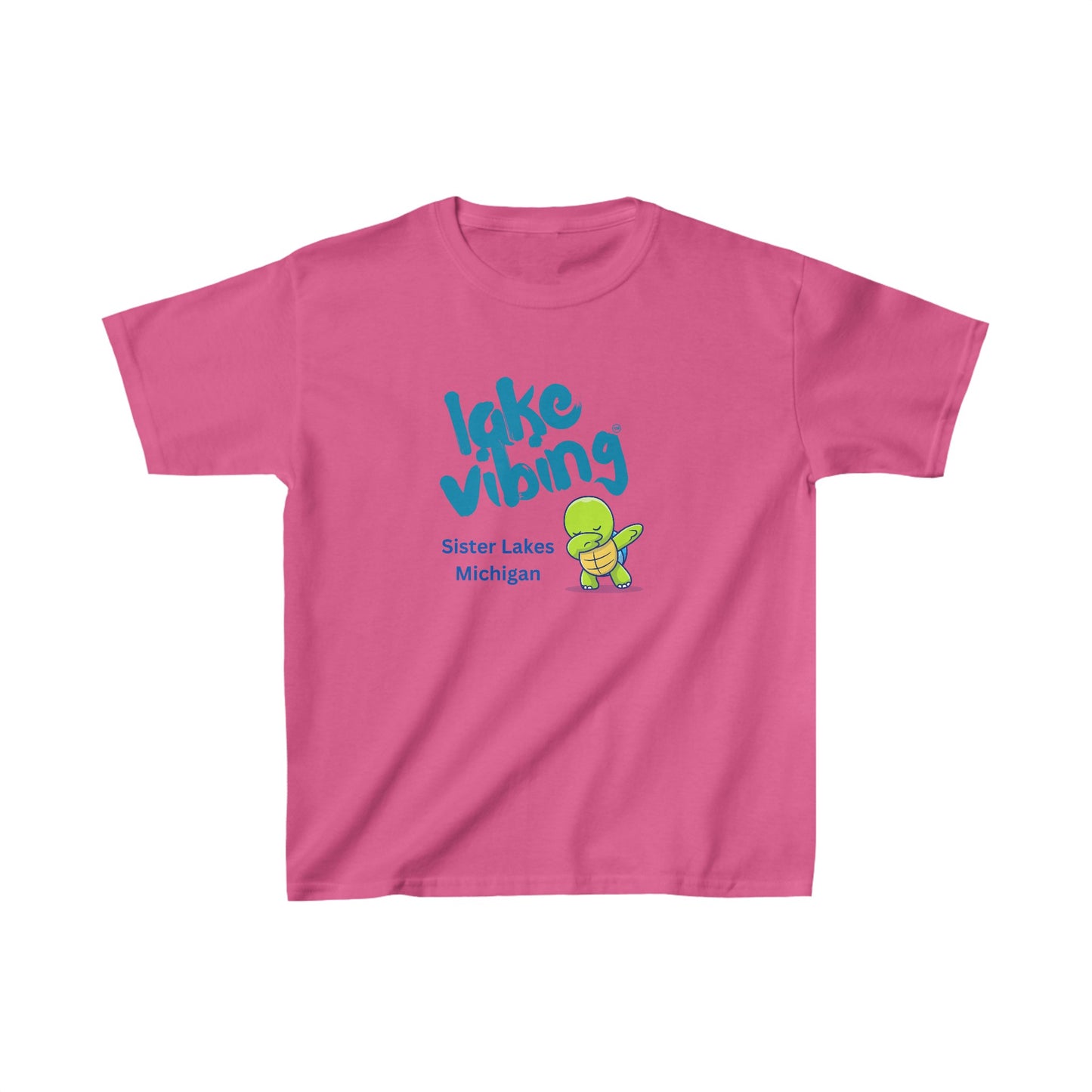 Lake Vibing Turtle in Sister Lakes Kids Heavy Cotton™ Tee