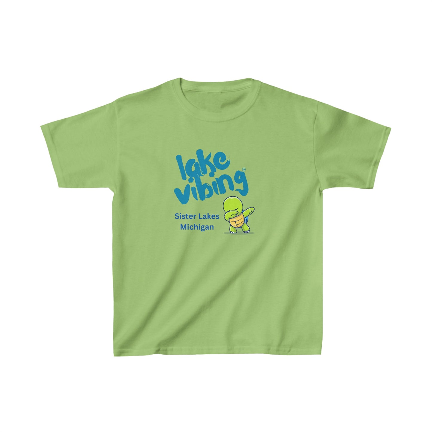 Lake Vibing Turtle in Sister Lakes Kids Heavy Cotton™ Tee