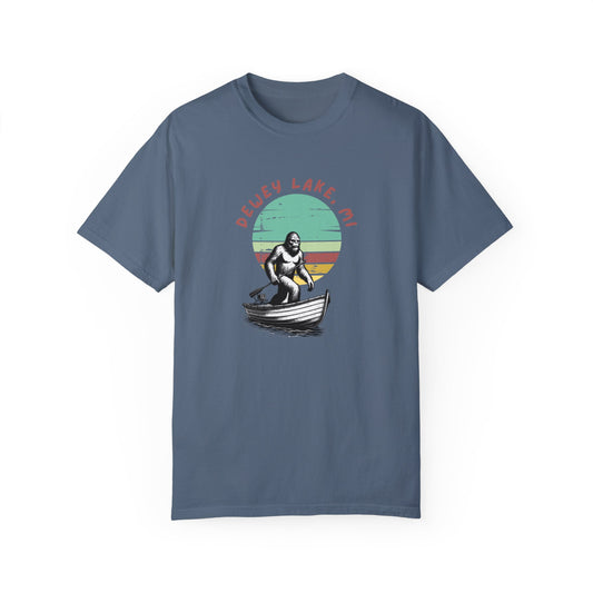 Dewey Lake Monster Unisex Garment-Dyed T-shirt