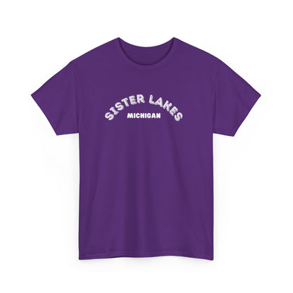 Sister Lakes, MI Unisex Heavy Cotton Tee